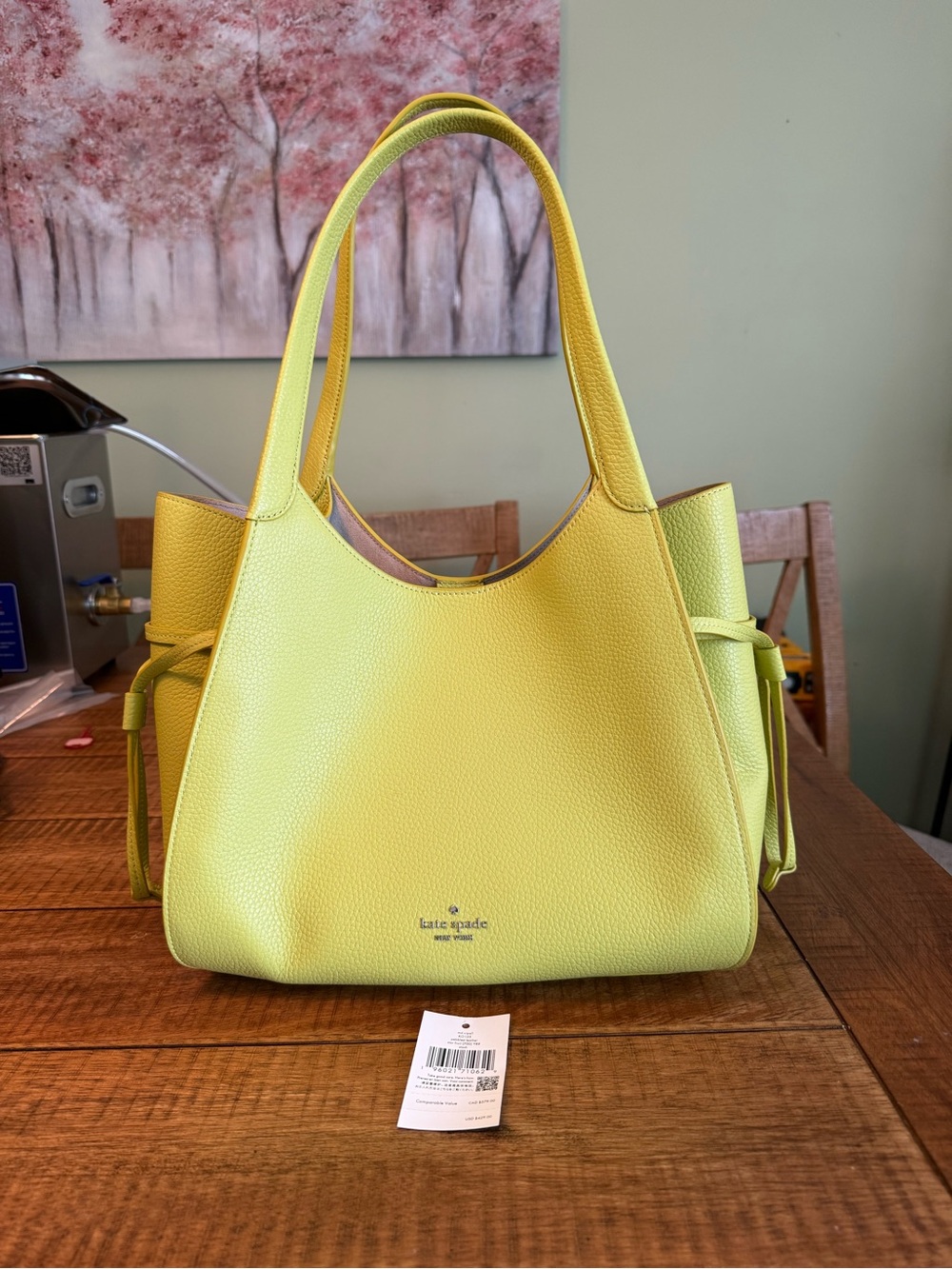 NWT Kate Spade Stash Medium Carryall Bag - Starfruit - Picture 1 of 5